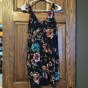Flowered romper